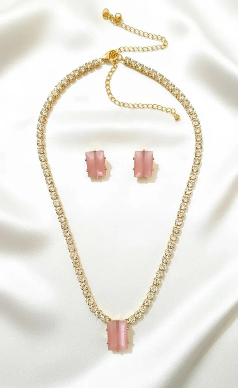 Gemstone Pendant Set for Weddings & Festivals