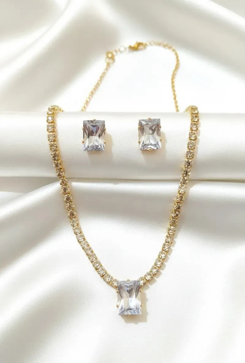 Gemstone Pendant Set for Weddings & Festivals